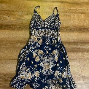 Blue and gold dress from Angie size medium